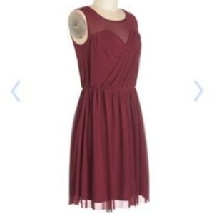 LAST CHANCEModcloth "Any Swish Way Dress" in berry